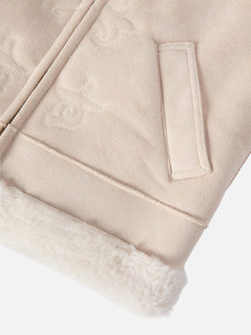 Gilet eco montone ragazza Saint Barth