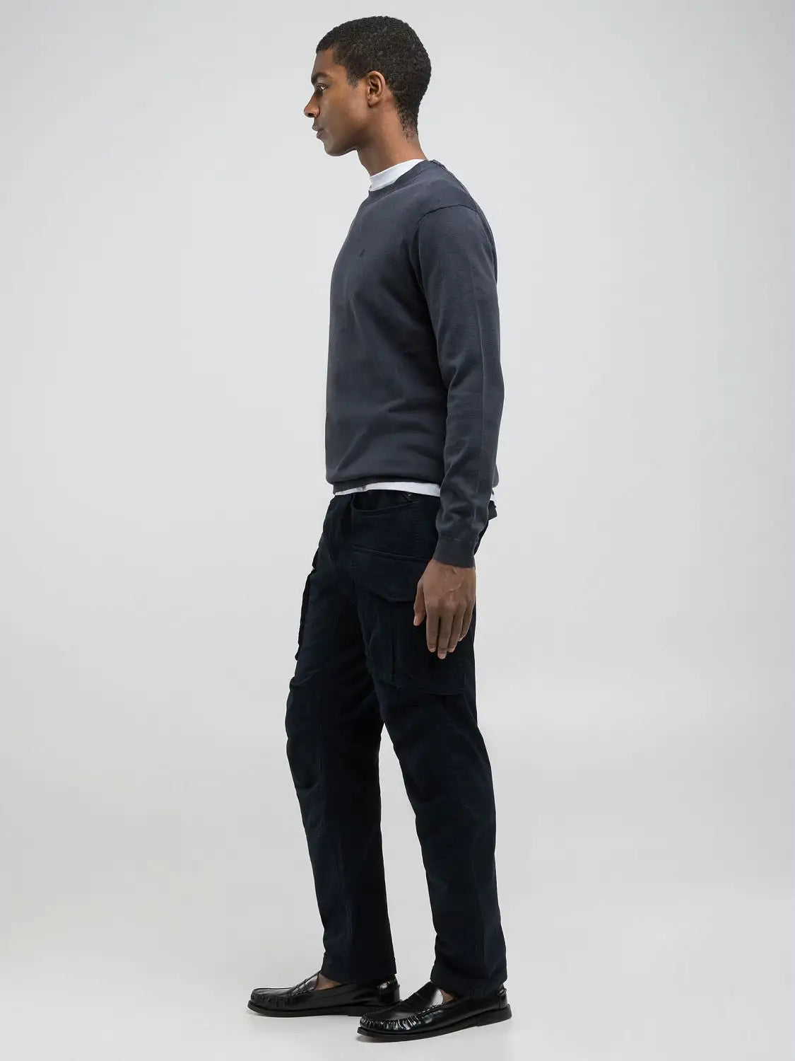 Maglia girocollo blu Replay