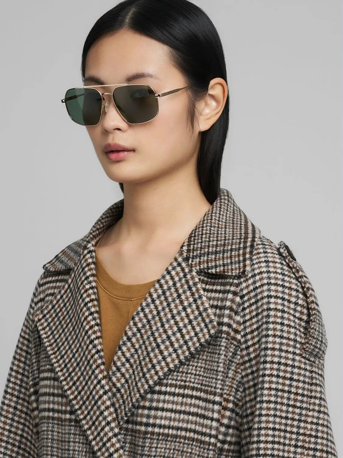 Capotto over lana check Replay