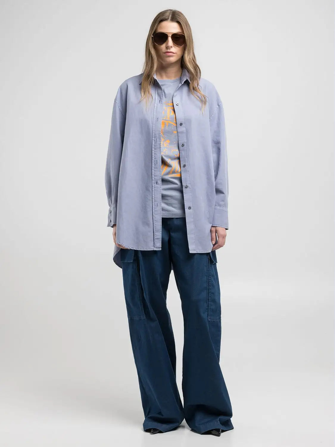 Pantaloni cargo Replay jogger donna denim