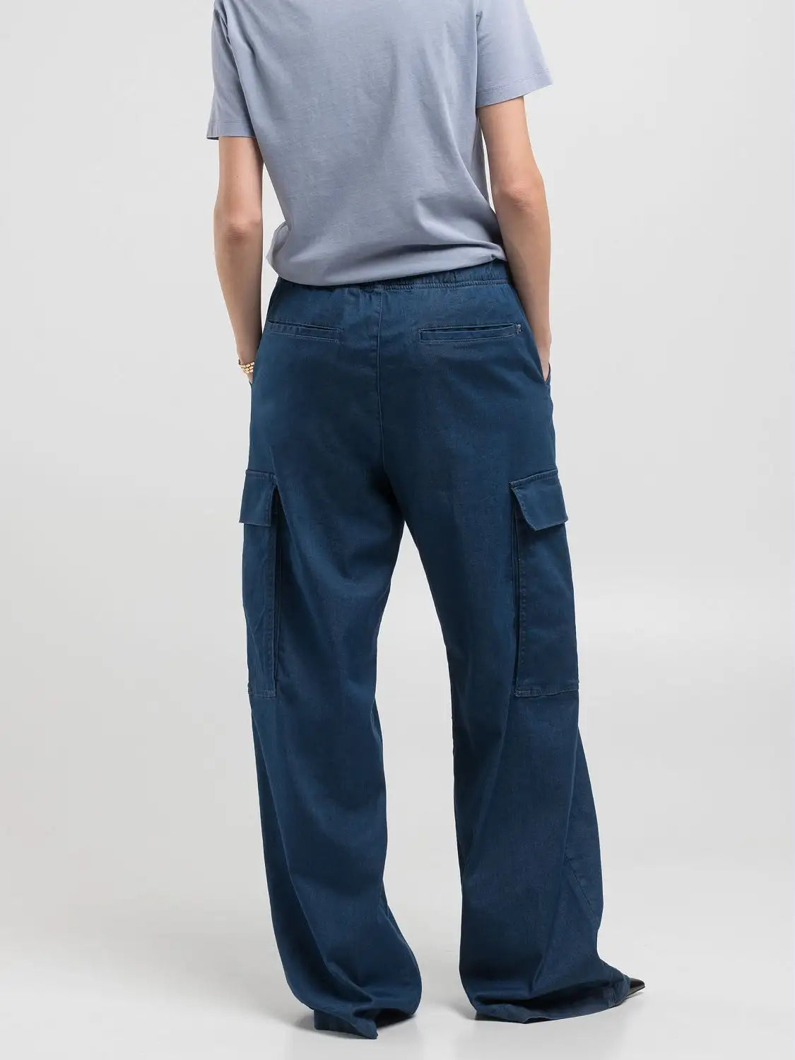 Pantaloni cargo Replay jogger donna denim