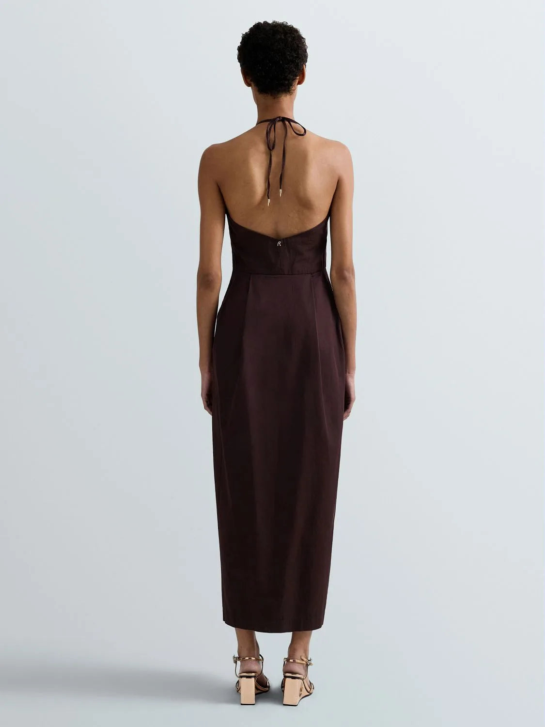 Abito longuette marrone Replay