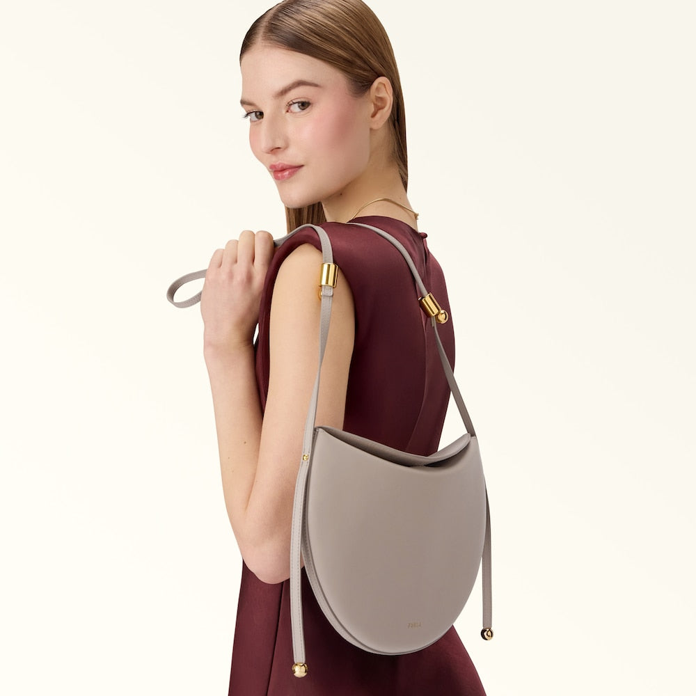 Furla Moonstone borsa a spalla s linen