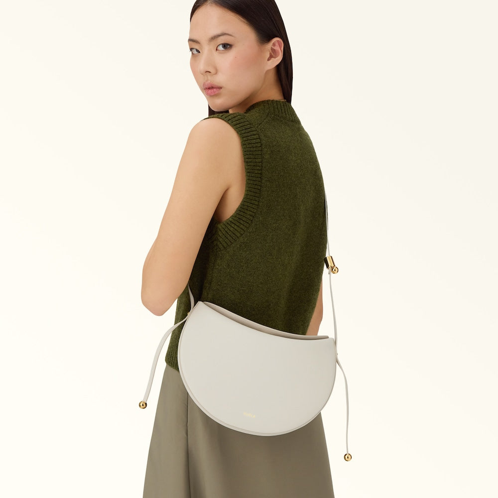 Furla Moonstone borsa a spalla s panna
