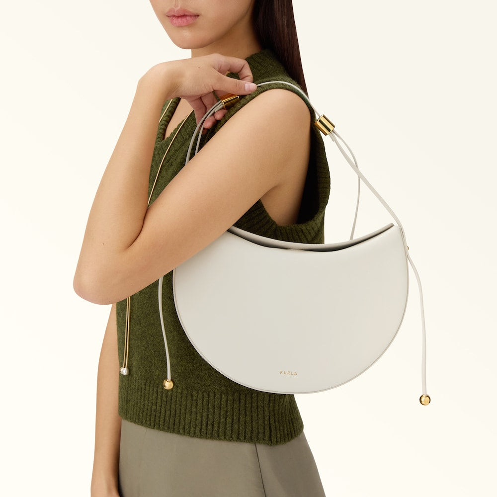 Furla Moonstone borsa a spalla s panna