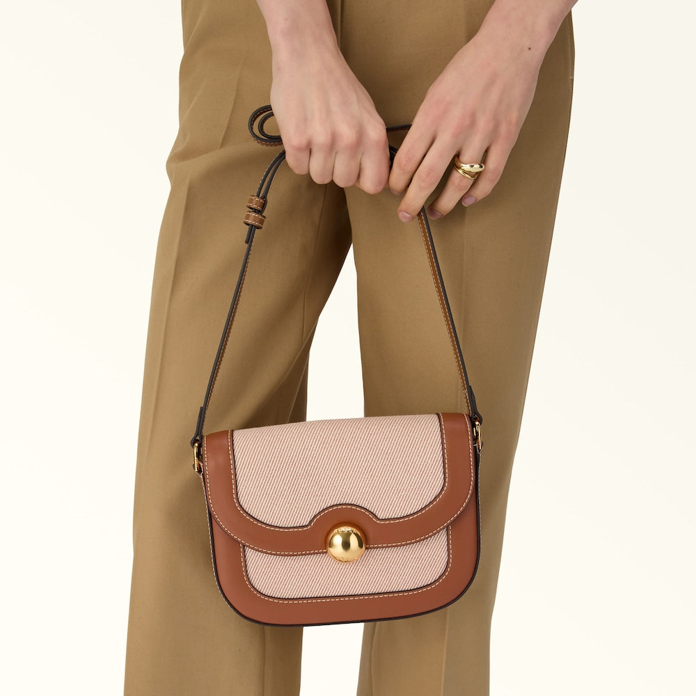 Borsa a tracolla s toni/cognac
