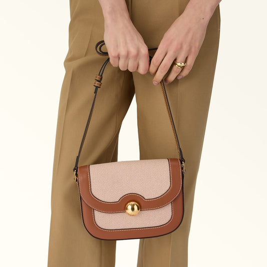 Borsa a tracolla s toni/cognac