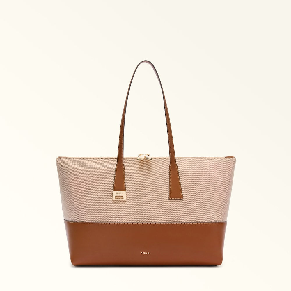 Borsa Shopping L toni/cognac