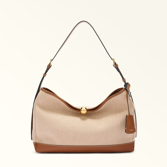 Borsa a spalla L toni/cognac