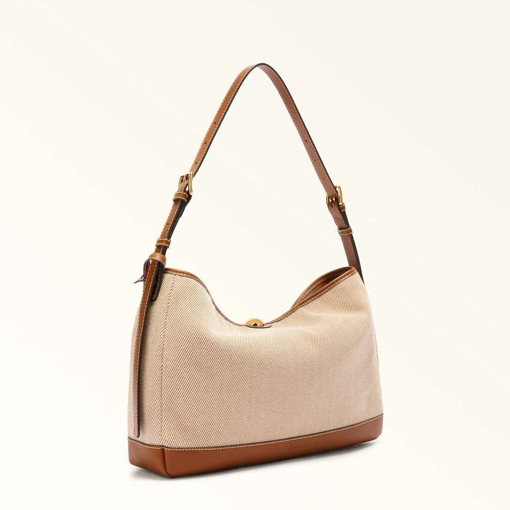 Borsa a spalla L toni/cognac