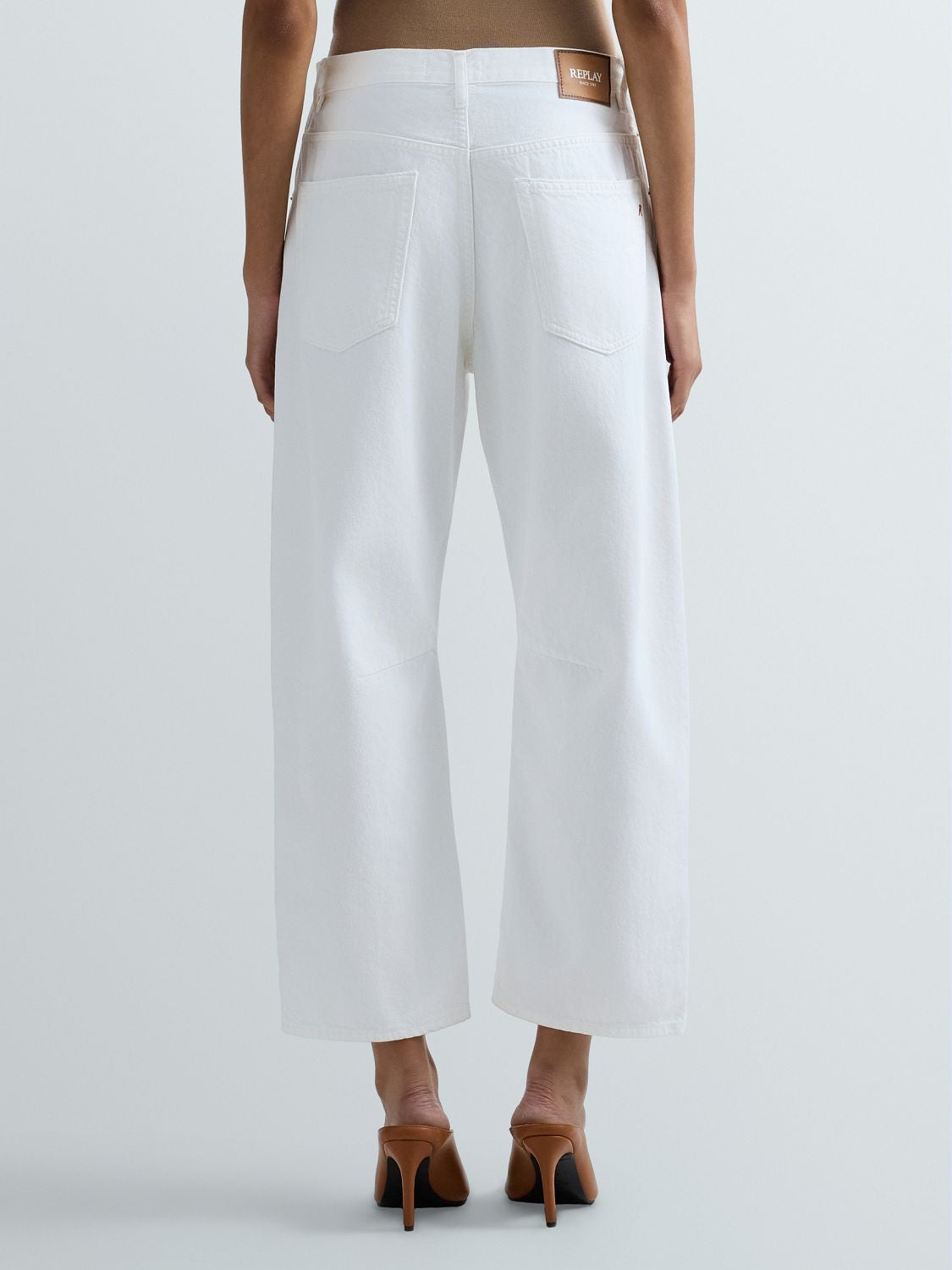 Jeans off white barrel fit Replay