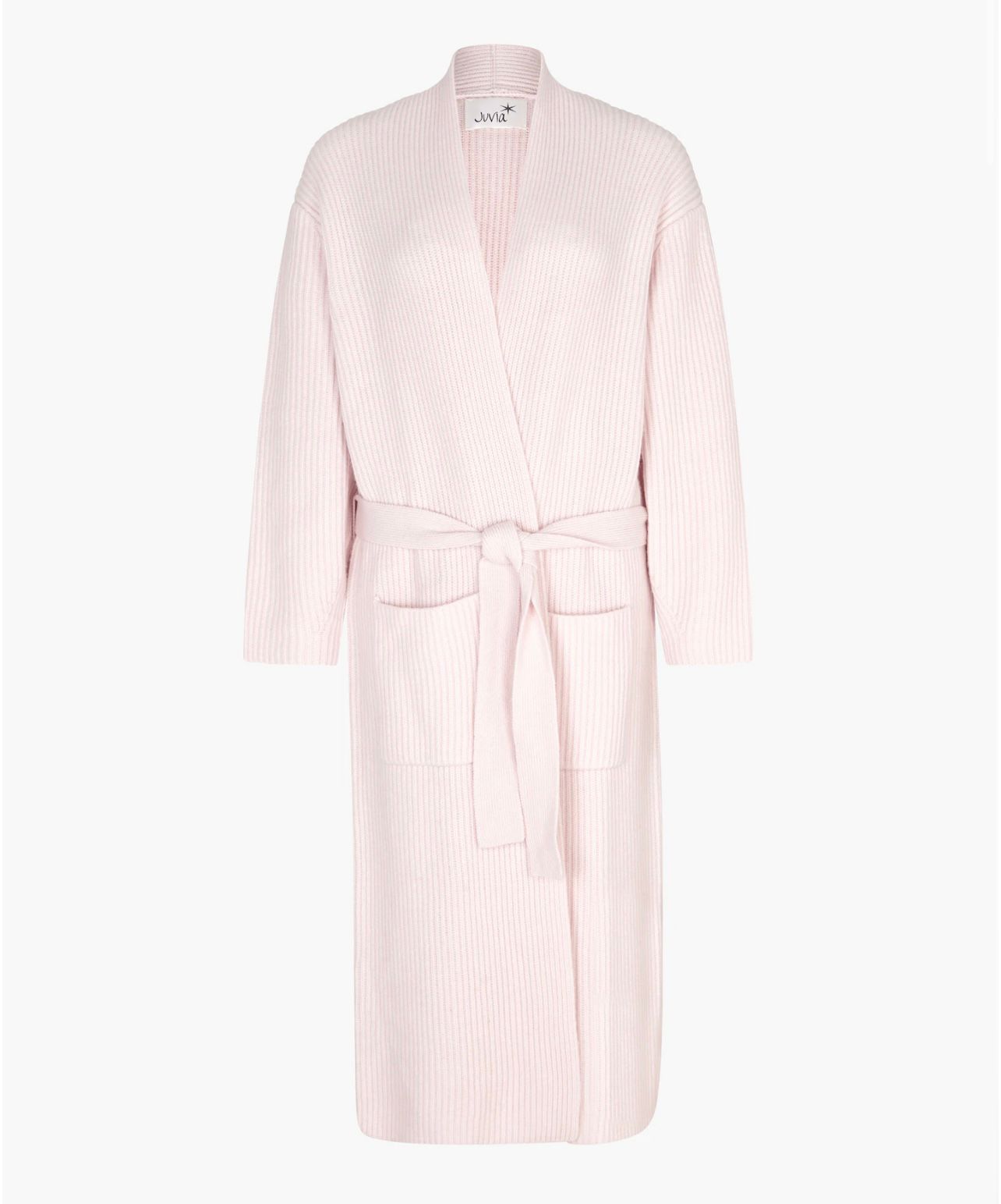 Cardigan Juvia in rosa lungo