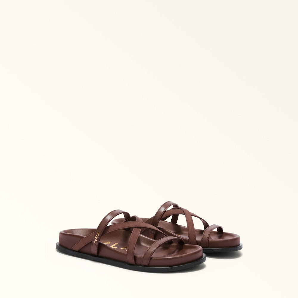 Sandalo Solea cioccolato Furla