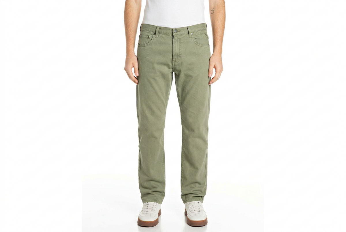 Jeans Aiden verde militare Replay