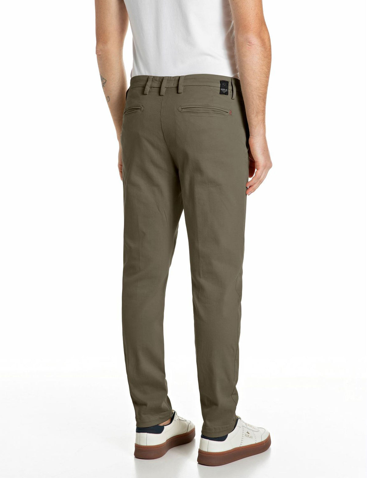 Pantalone chino Benni kaki Replay