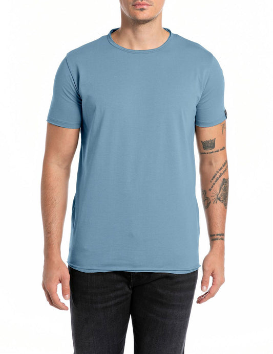 T-shirt uomo azzurra Replay