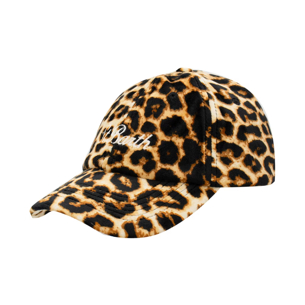 Cappello visiera Saint Barth leopardato
