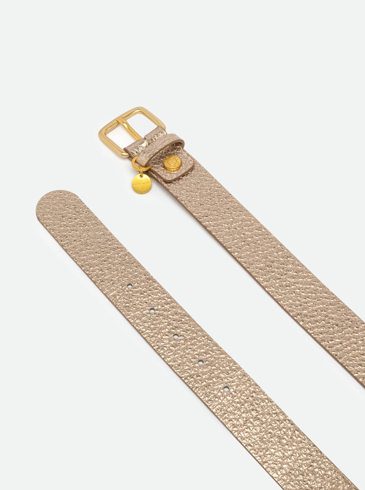 Cintura in pelle 3.5 cm oro Gianni Chiarini