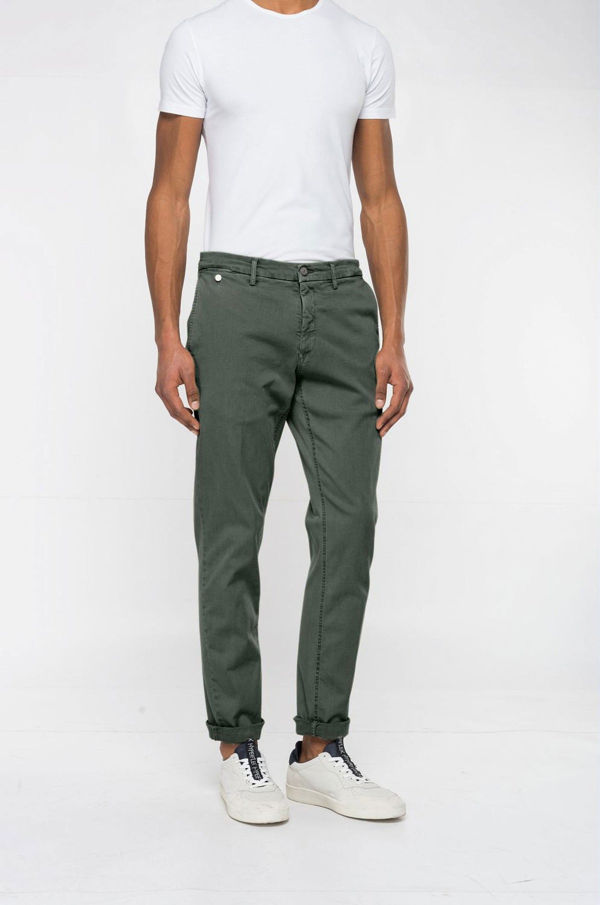 Pantalone chino Benni verde Replay