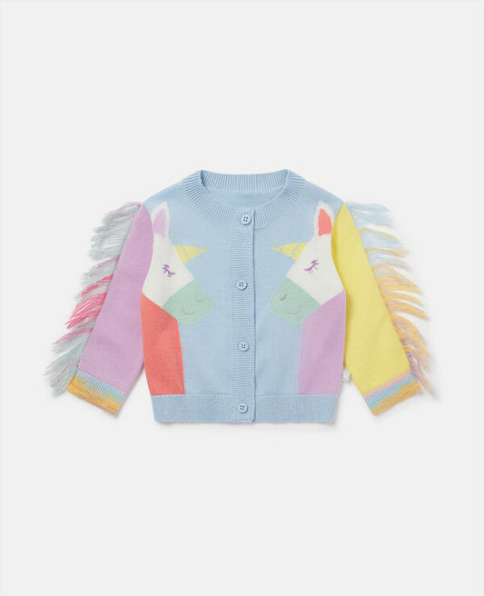 Cardigan StellaMccartey unicorno girocollo