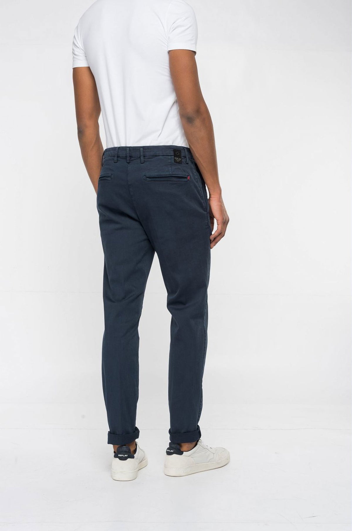 Pantalone chino Benni blue Replay