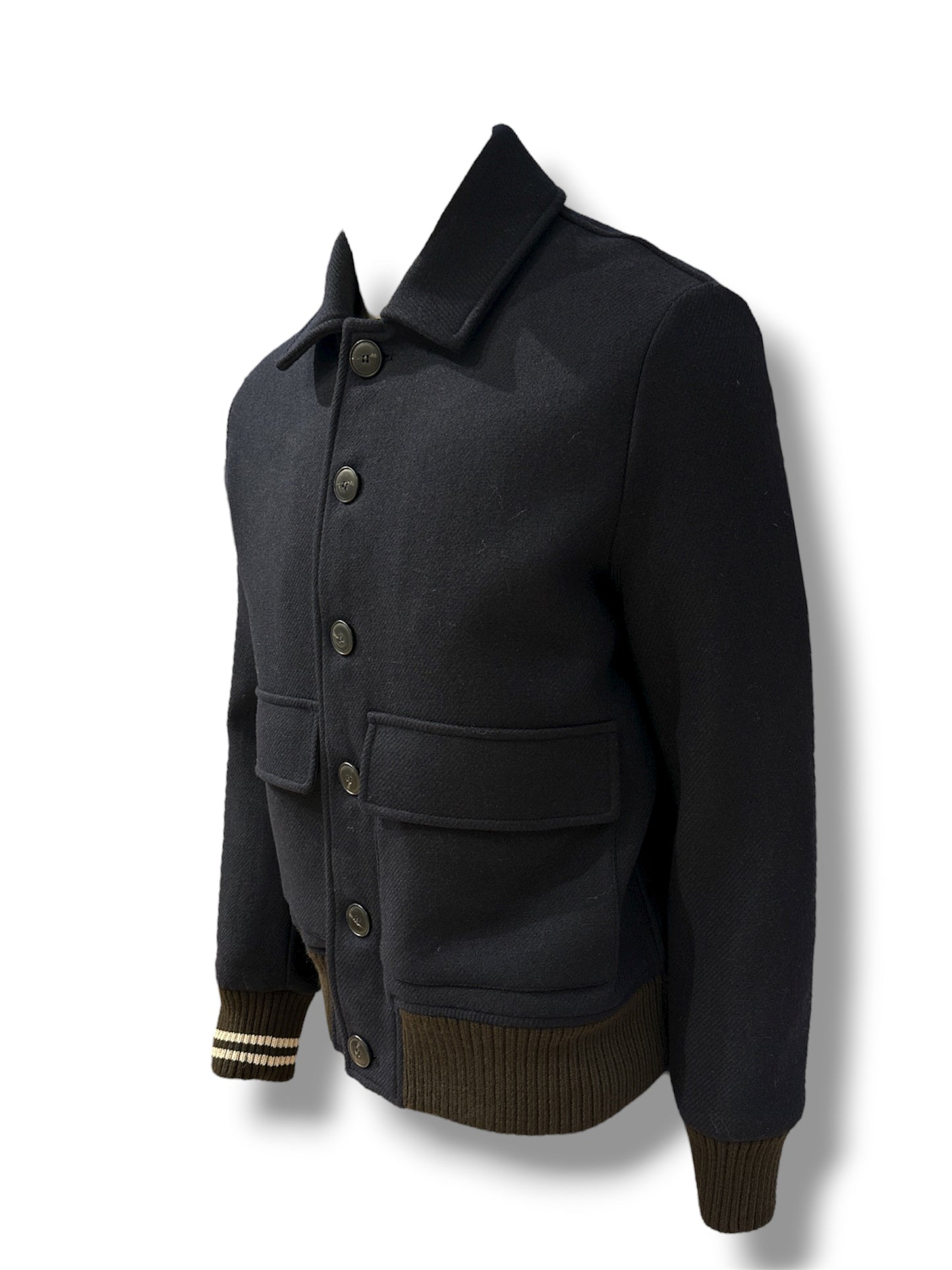 Giubbotto panno blu Gino Gori