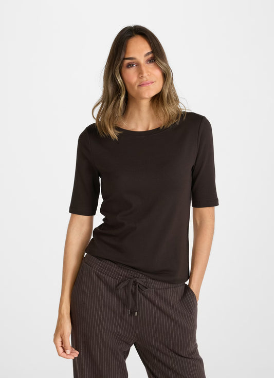 T-shirt marrone