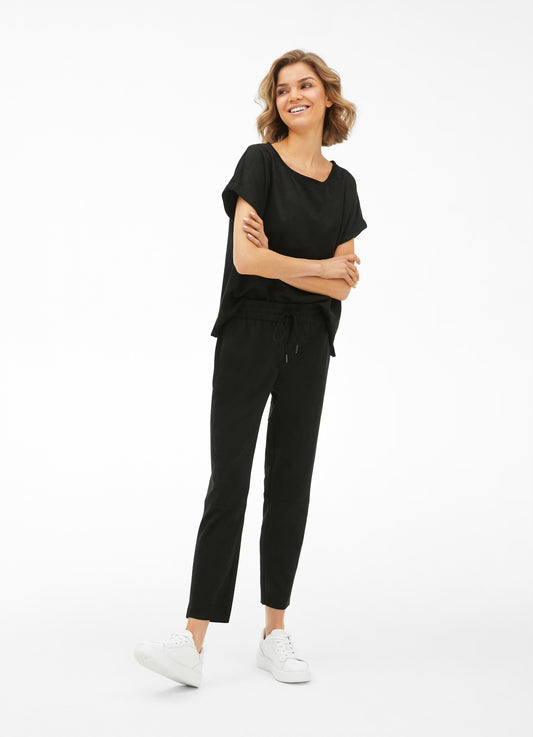 Pantaloni Juvia in velluto tech