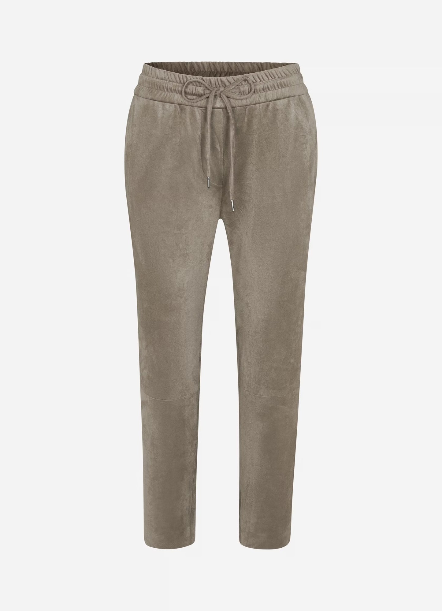 Pantaloni Juvia in tech veluto moonrock