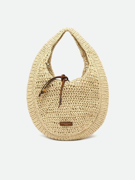 Borsa Nefeli crochet naturale