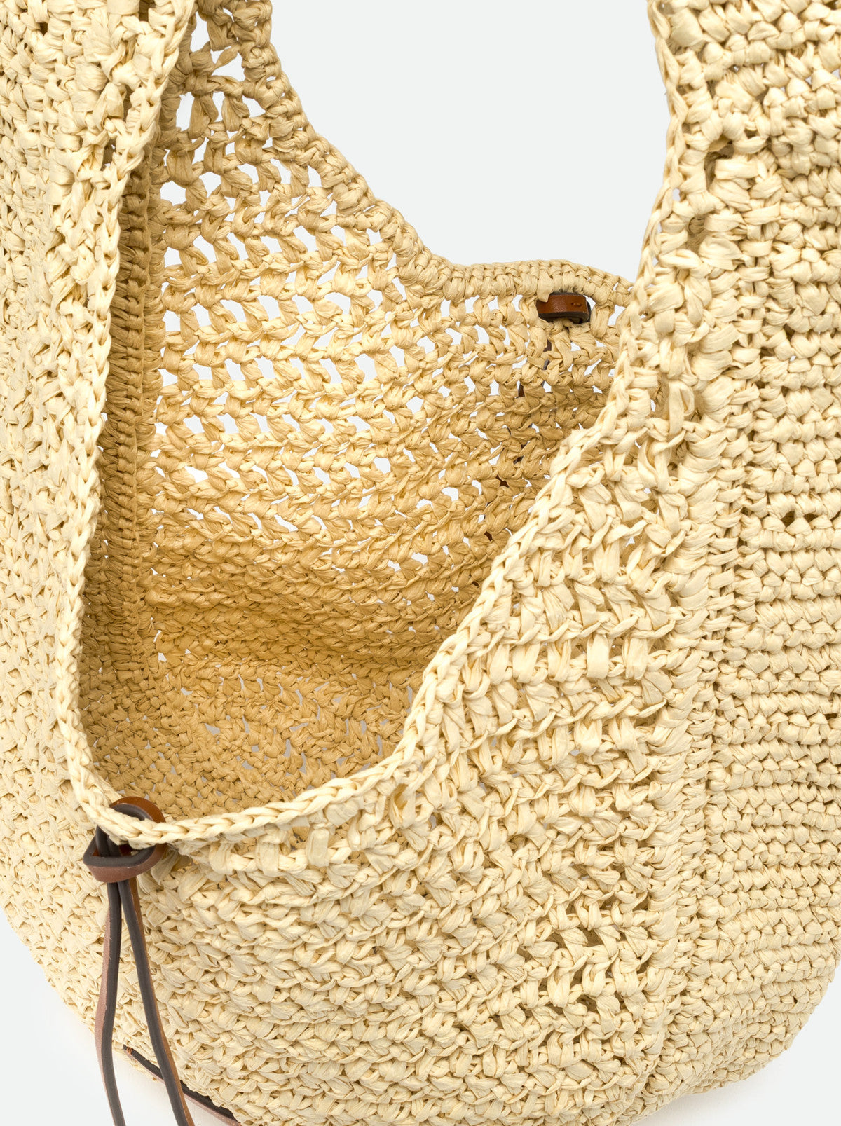 Borsa Nefeli crochet naturale