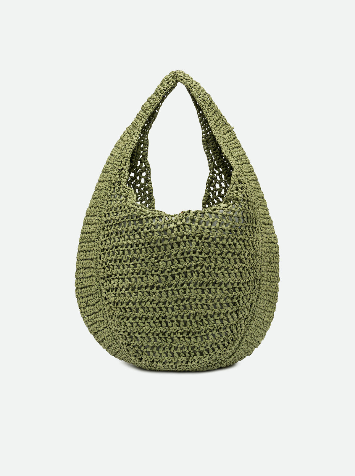 Borsa Nefeli crochet verde
