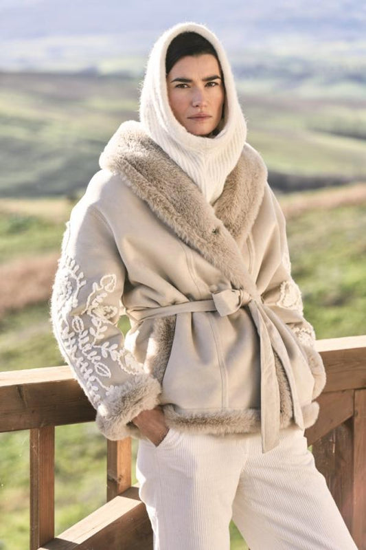 Eco-montone vestaglia Violanti