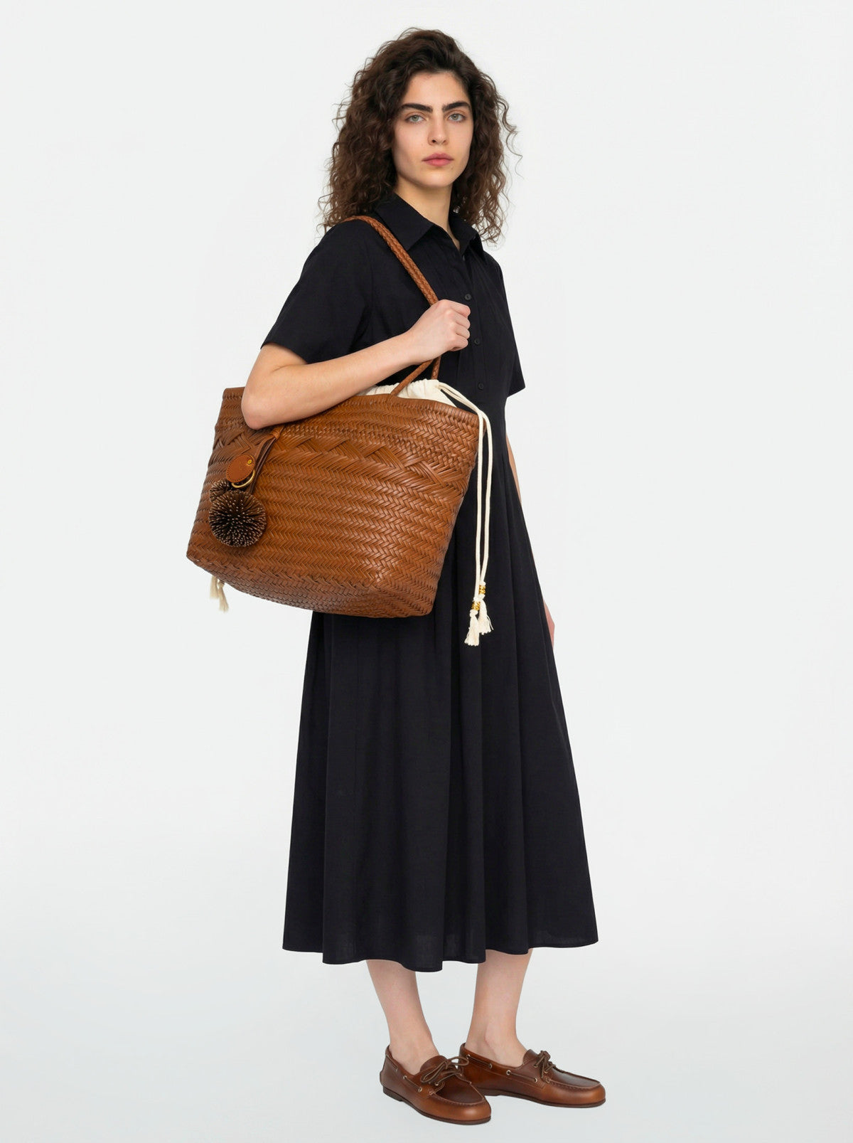Borsa Paloma in pelle cuoio grande