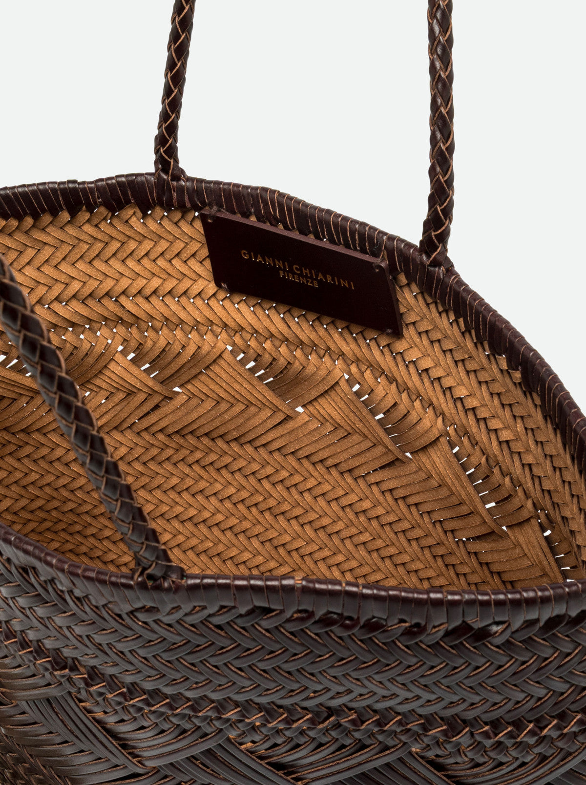 Borsa Paloma in pelle  choco grande