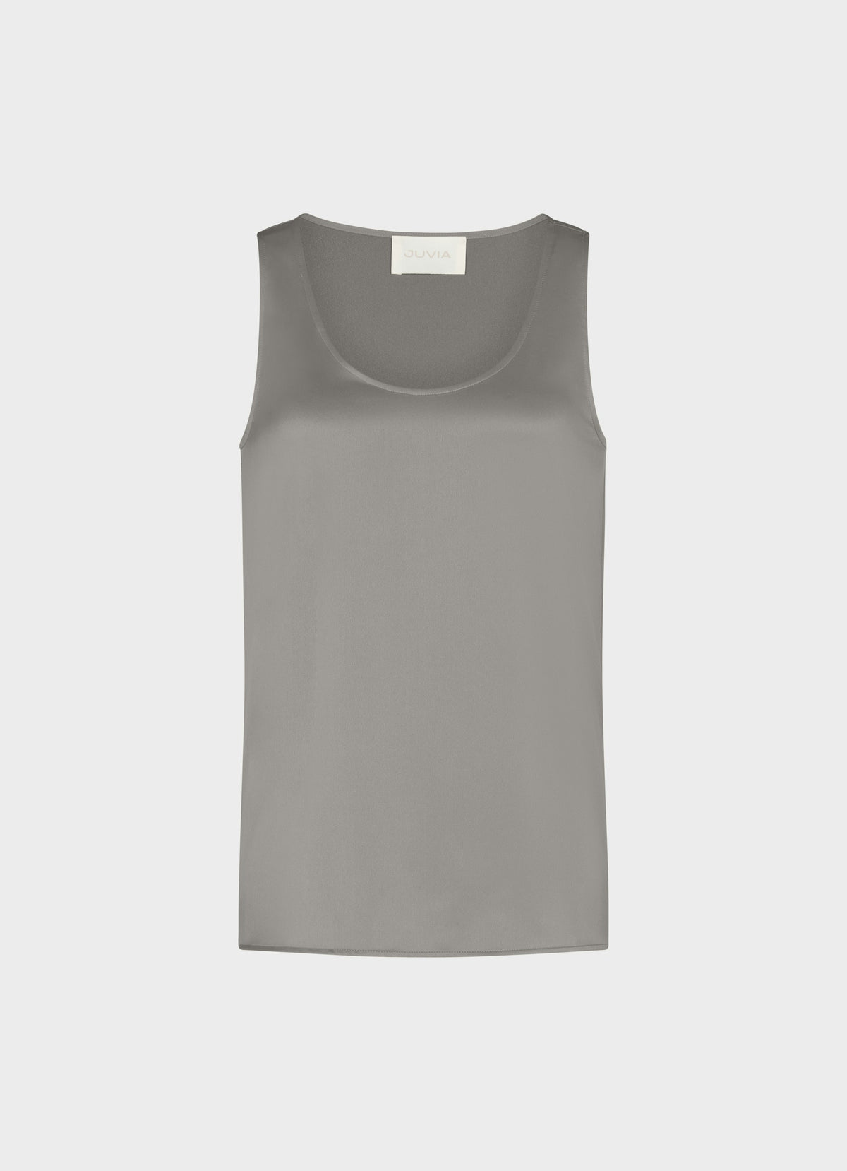 Top Juvia in satin steel grey