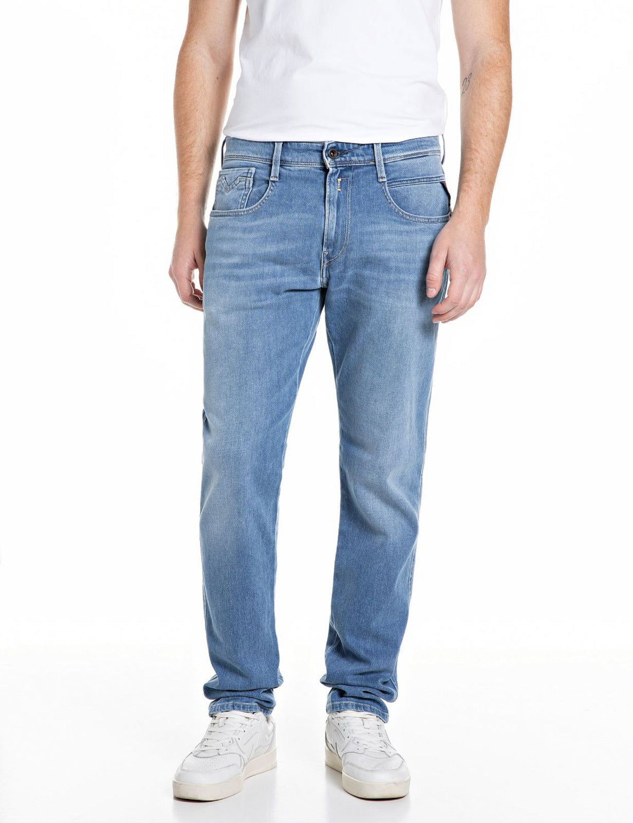 Jeans Anbass denim uomo regular fit Replay