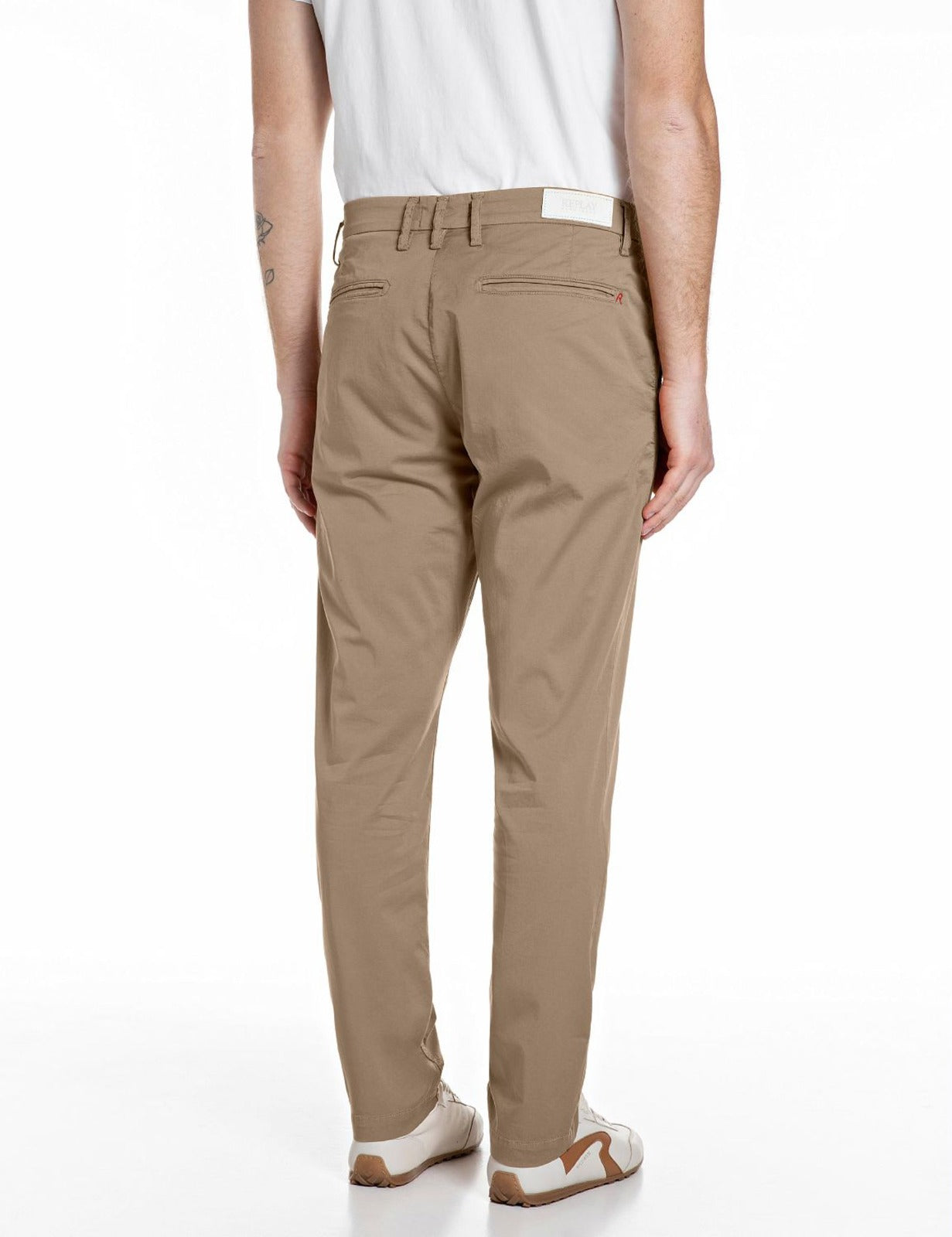 Pantalone Benni uomo regular fit Replay Cuoio