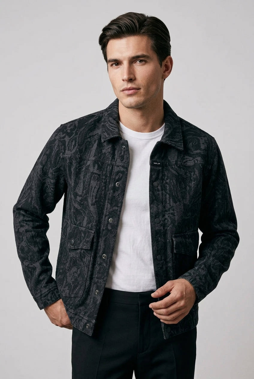 Giacca denim grigia Replay uomo