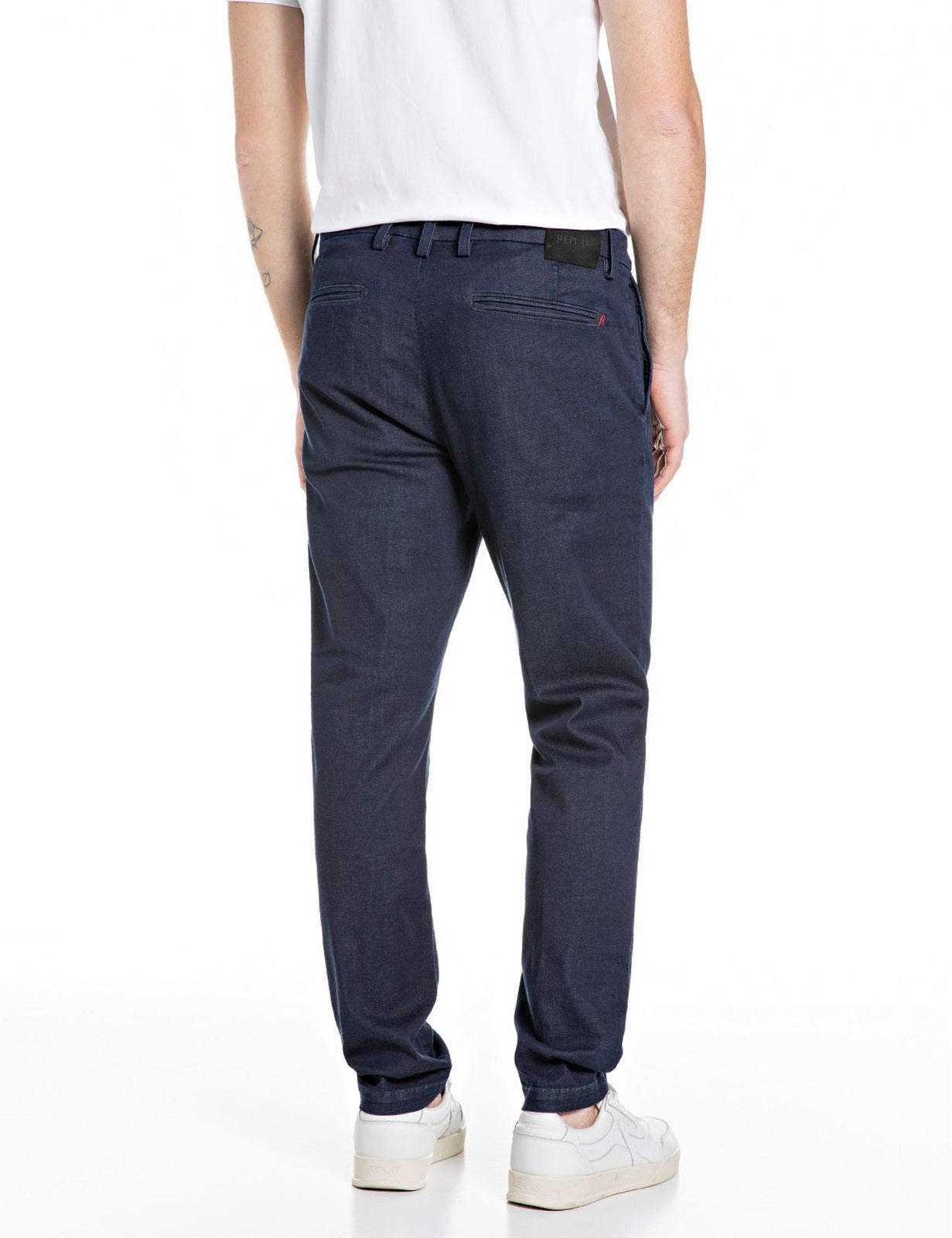 Jeans chino blu scuro light regular fit BENNI Replay