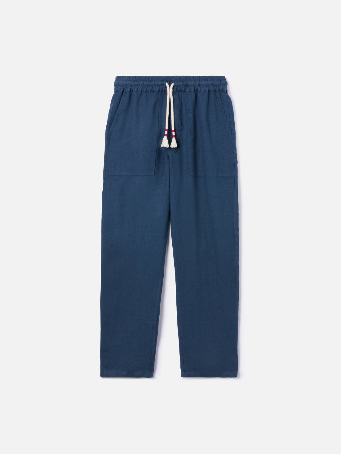 Pantalone lino blu Saint Barth