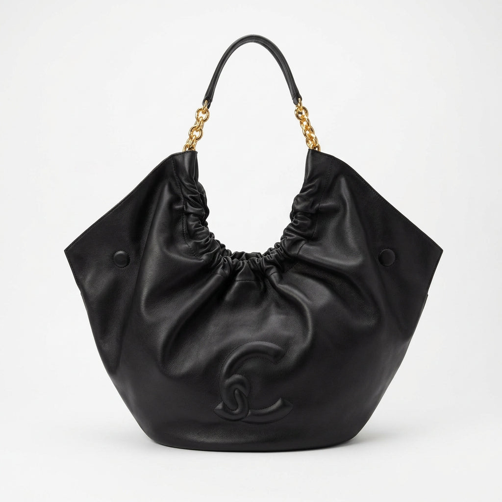 Shopper nera Coccinelle