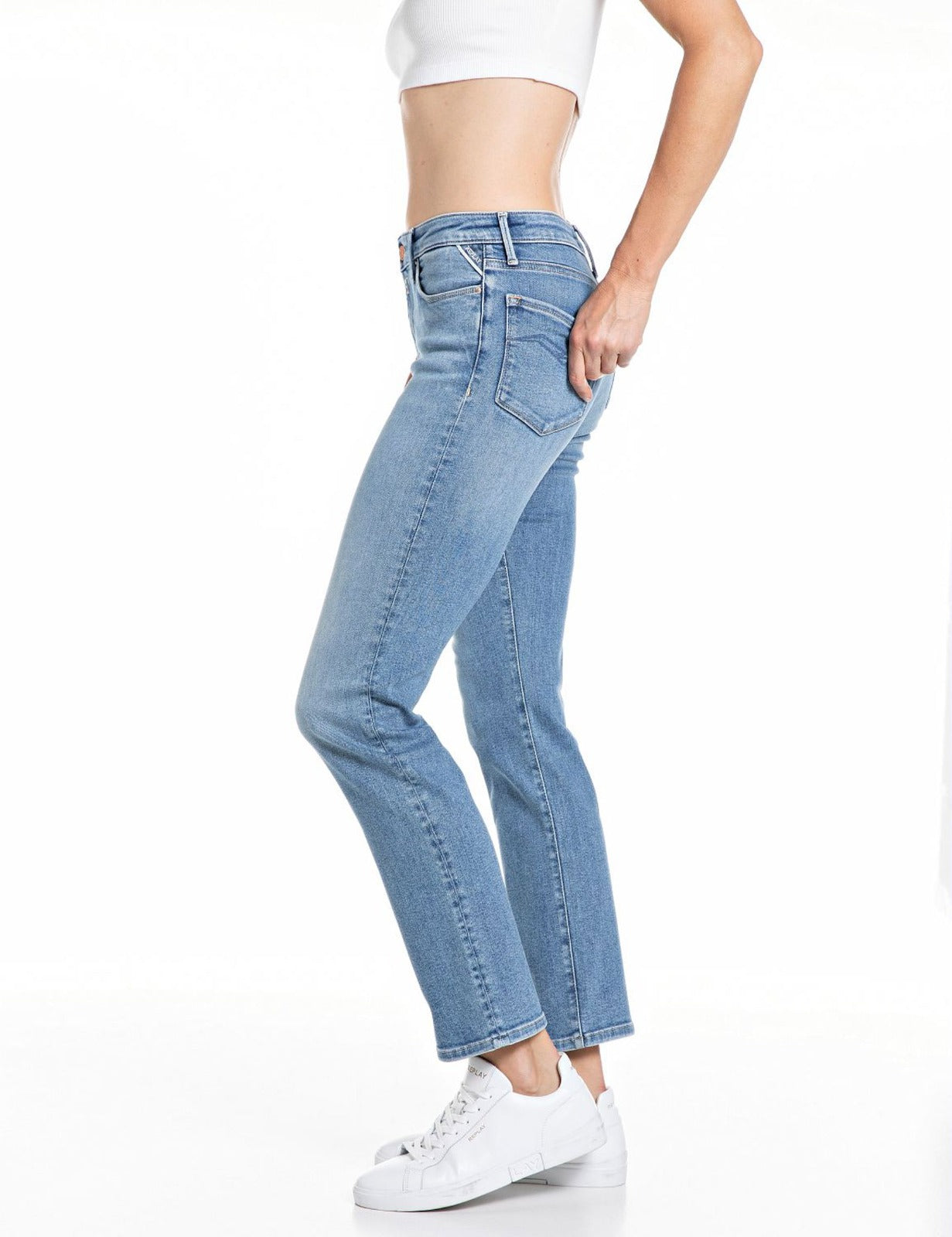 Jeans Zolie straight leg denim Replay