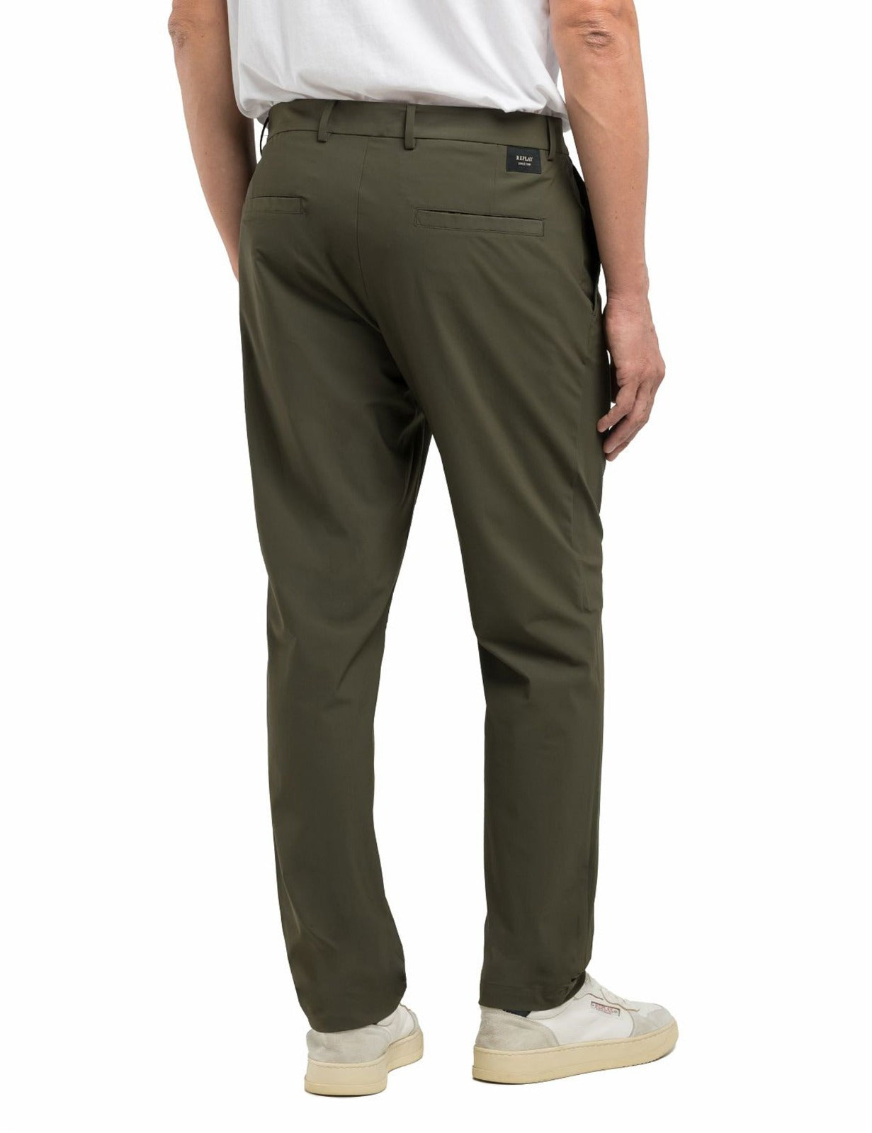 Pantalone uomo regular fit Replay verde