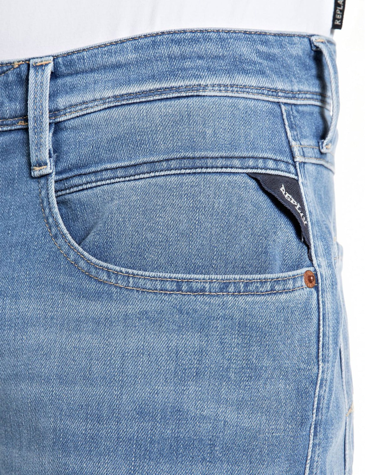 Jeans Anbass denim uomo regular fit Replay
