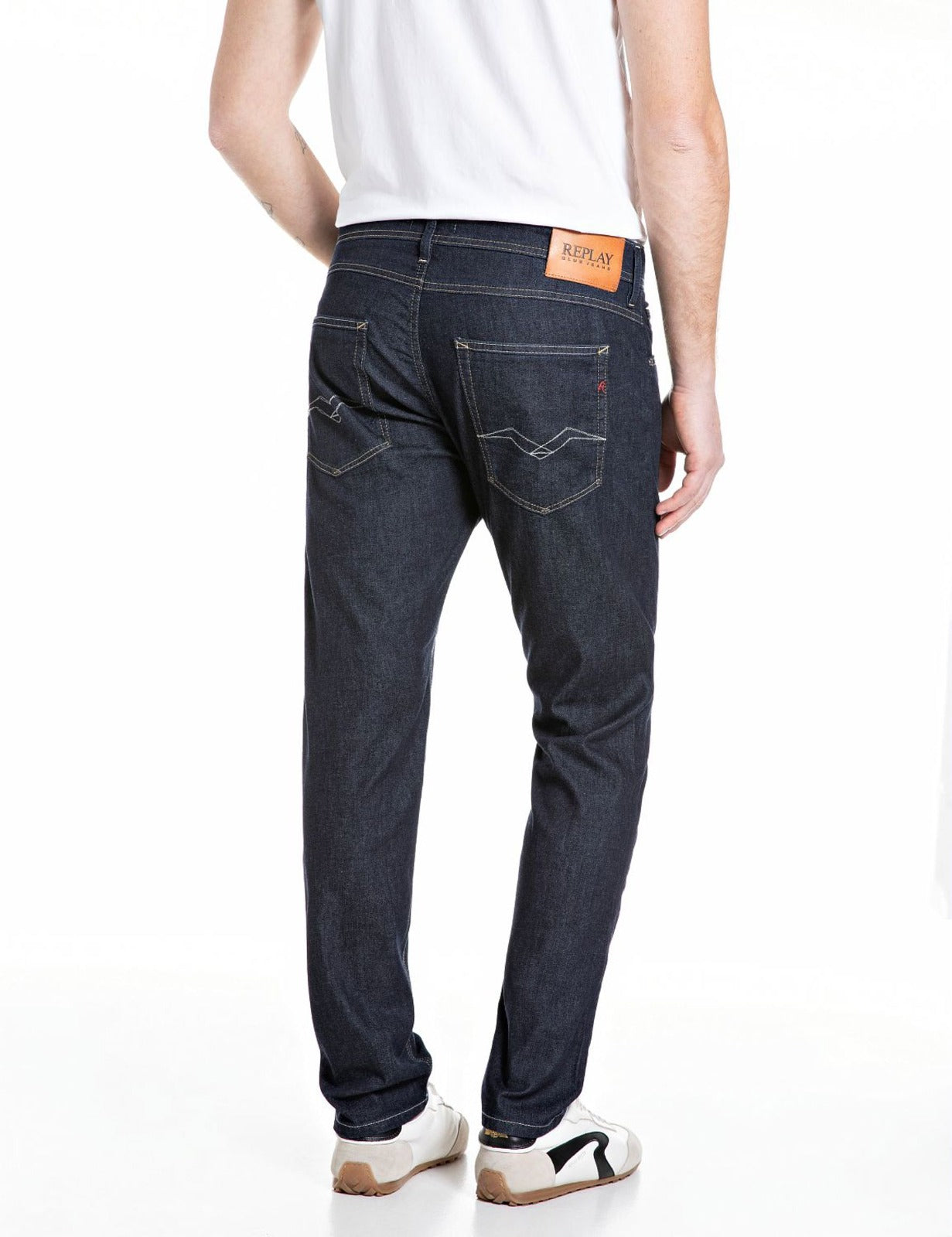 Jeans Willbi blue denim uomo regular fit Replay