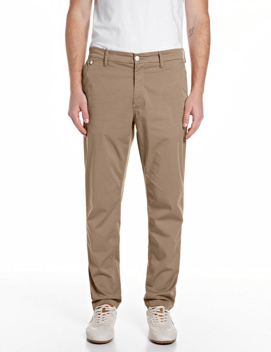 Pantalone Benni uomo regular fit Replay Cuoio