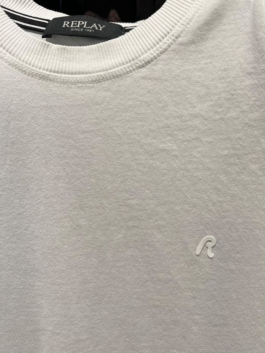 Maglia bianca cotone Replay