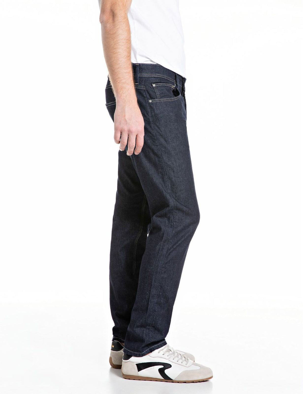 Jeans Willbi blue denim uomo regular fit Replay