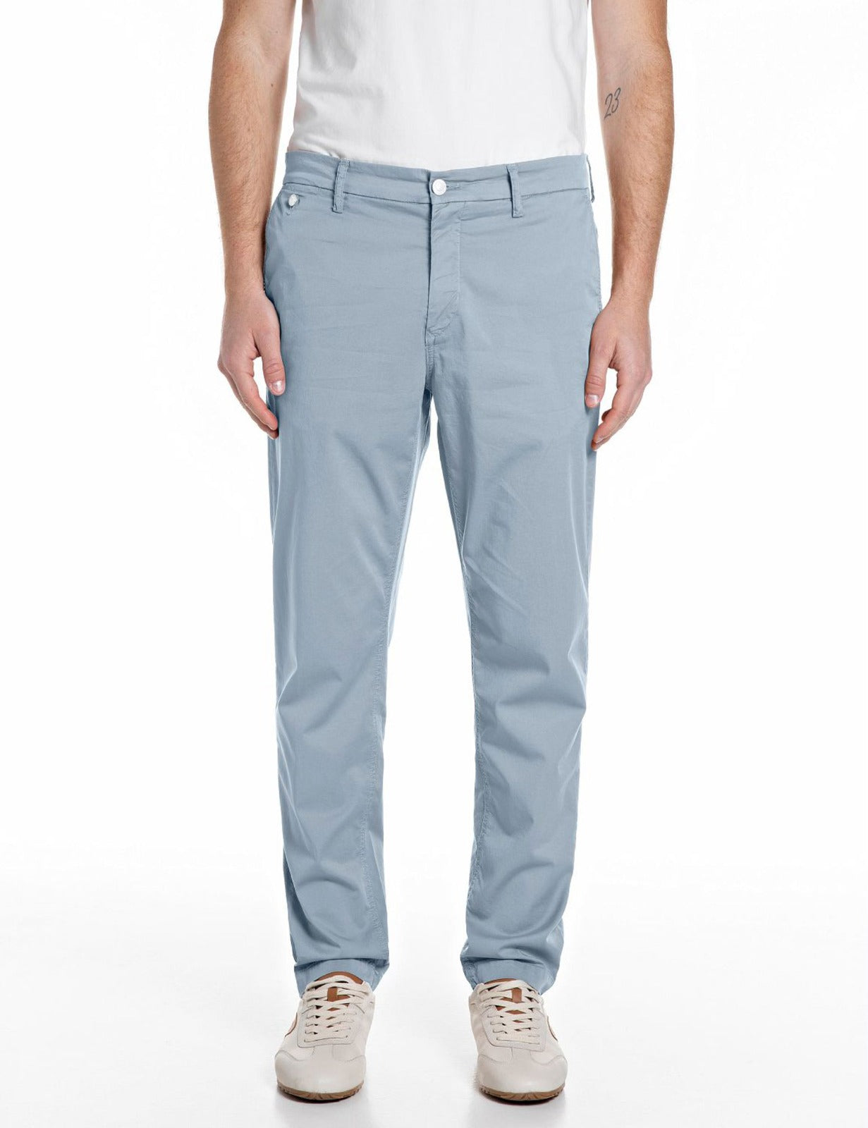 Pantalone Benni uomo regular fit Replay Ghiaccio
